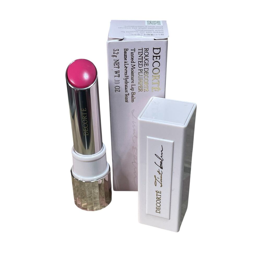 Decorte Tinted Lip Balm 04 Strawberry Pink New In Box